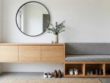 جاکفشی ورودی مدرن (کنسولی و نیمکت‌دار)