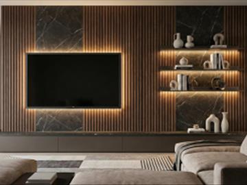 دیوار تلویزیون دکوراتیو