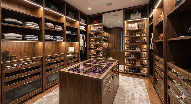 کمد دیواری مدرن و کلوزت روم